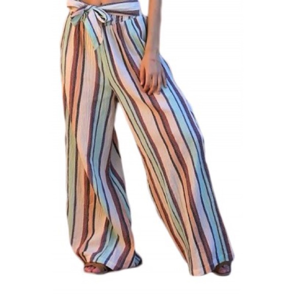 Angie Wide Leg Semi Sheer Beach Pants Festival